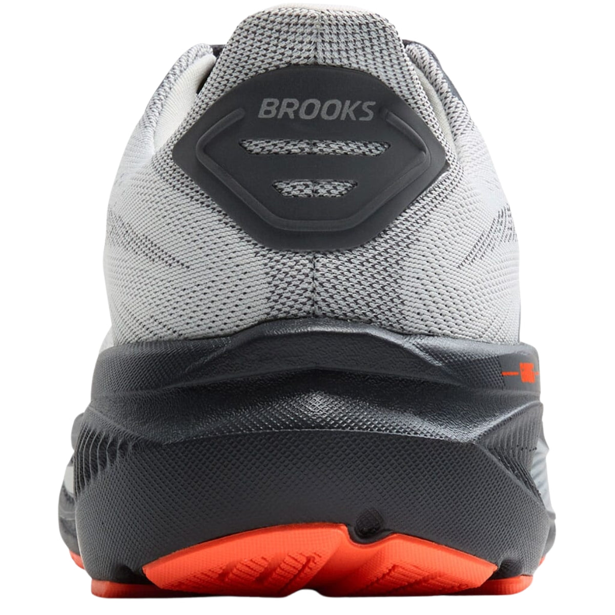 Men's - Brooks Ghost 17 - Oyster Mushroom/Orange/Ebony