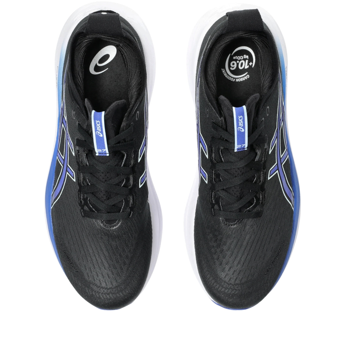 Men's - ASICS Gel Nimbus 27 - Black/Dark Cobalt