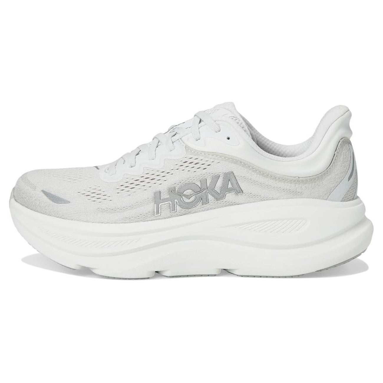 Women's - HOKA Bondi 9 Wide - Stardust/Silver