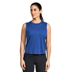 Women's - Janji Repeat Merino Muscle Tank - Sapphire
