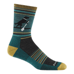 Darn Tough Men's Willoughby Micro Crew Lightweight Hiking Sock Dog Pond