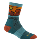 Darn Tough Women's Celeste Micro Crew Midweight Hiking Sock Teal