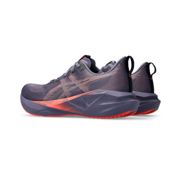 Women's - ASICS Novablast 5 - Greyish Purple/Coral Reef
