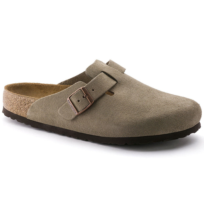 Birkenstock - Boston Soft Bed - Taupe Suede - Regular Fit