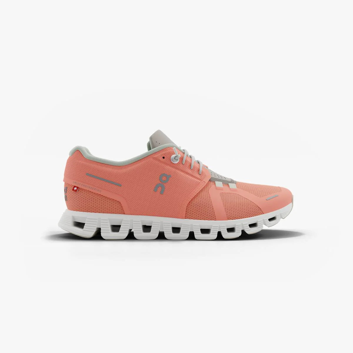 On Cloud 5 Womens Shoe- Flamingo/Pearl