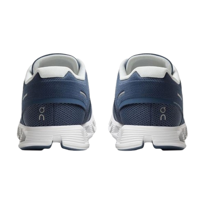 On Cloud 5 Womens Shoe- Denim/White