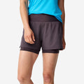 Women's - Brooks High Point 3" 2-in-1 Short 2.0 (Dark Russet)