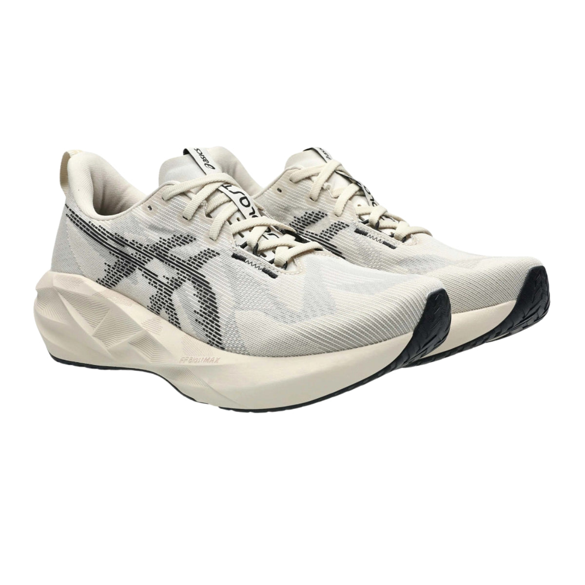Men's - ASICS Novablast 5 - Oatmeal/Black