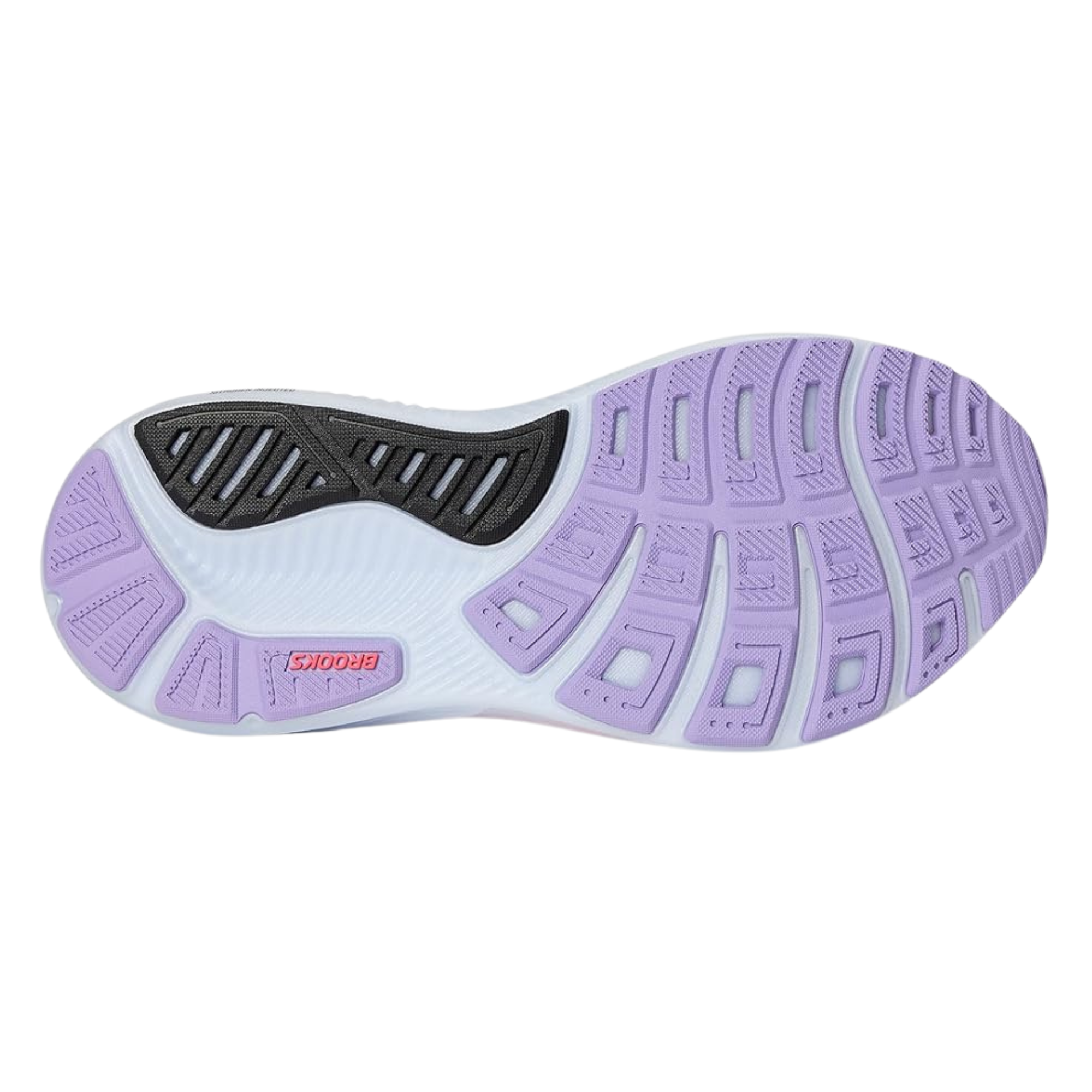 Women's - Brooks Ghost 17 - Black/Purple/Coral