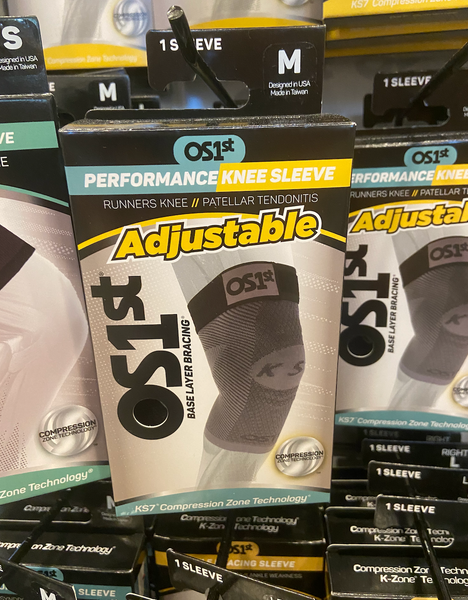 OS1st - Adjustable - Performance Knee Sleeve - Runners Knee // Patellar Tendonitis