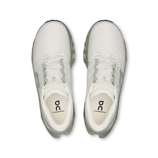 On Women's Cloudmonster 3 Ivory | Tin