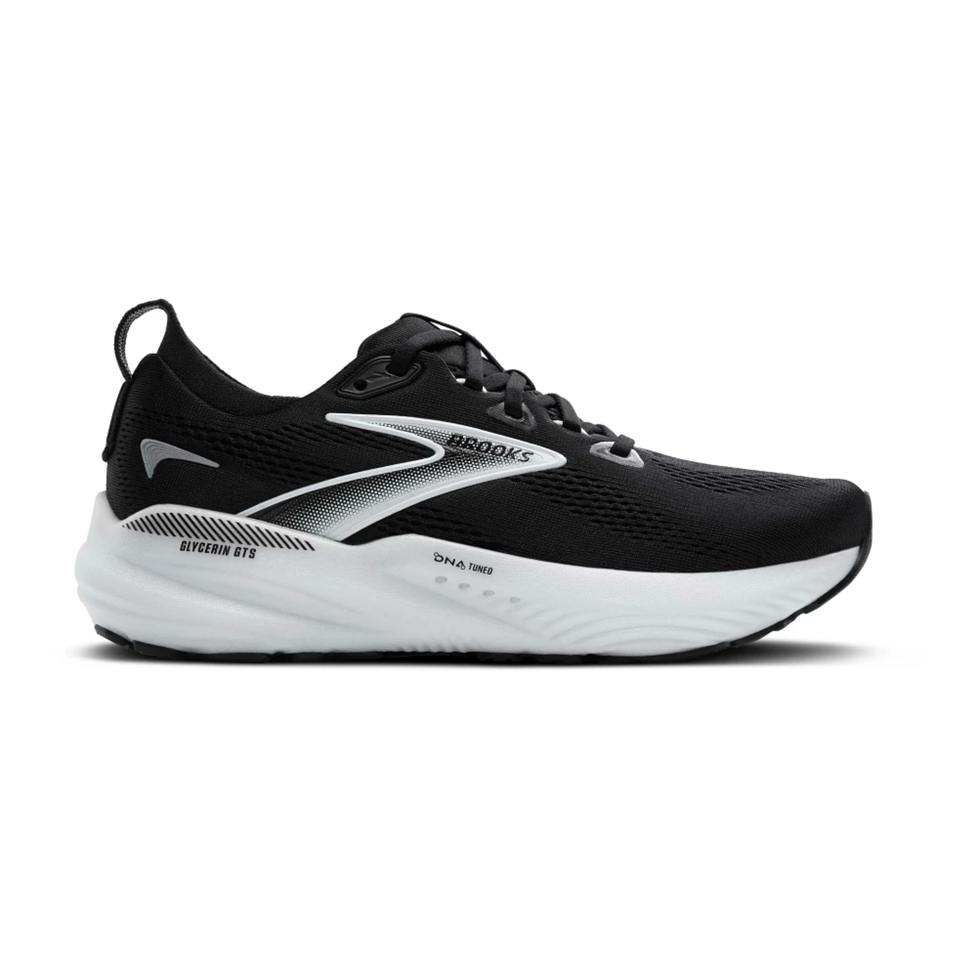 Women's - Brooks Glycerin GTS 22 - Black/Grey/White