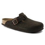 Birkenstock - Boston Soft Bed - Mocha Suede - Narrow Fit