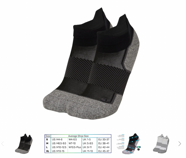 OS1st Active Comfort Perform Socks (No Show)