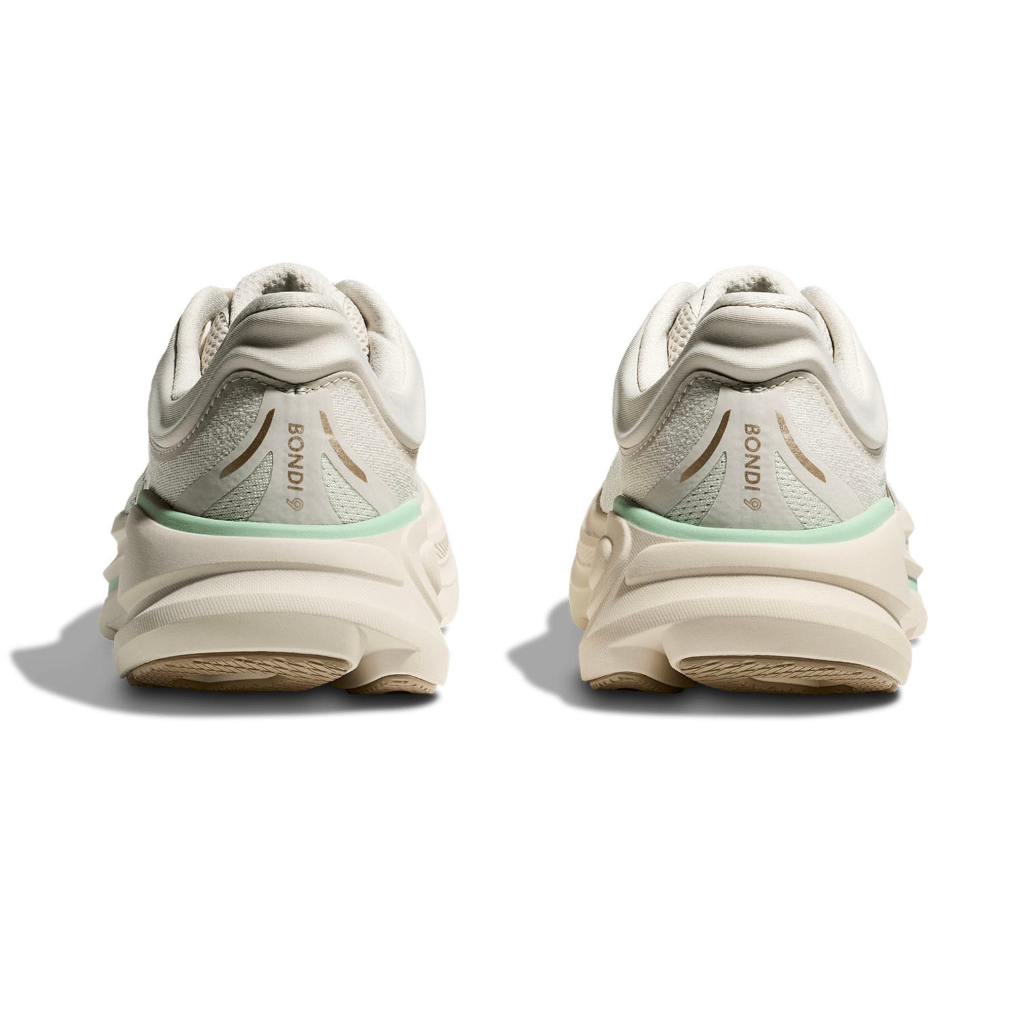 Women's - HOKA Bondi 9 - TRUFFLE SALT / SEA GLASS
