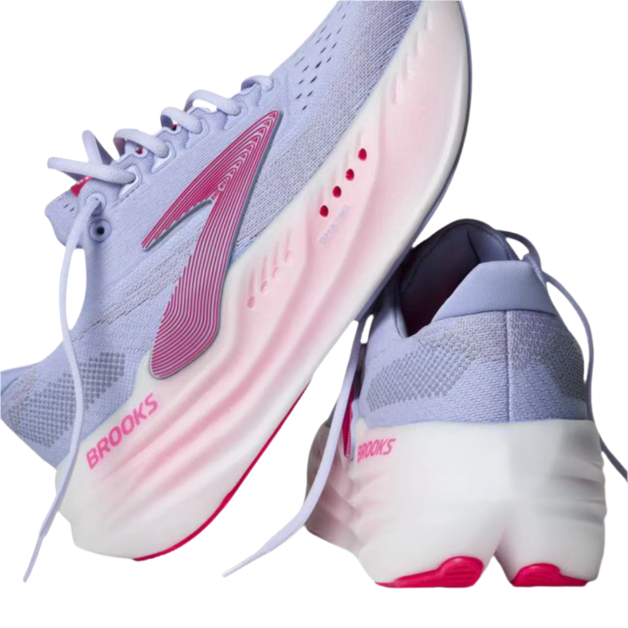 Women's Brooks Glycerin Max - Blue Heron/Diva Pink/White