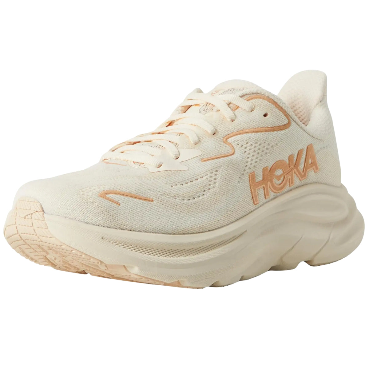 Women's - HOKA Clifton 10 - Vanilla/Birch
