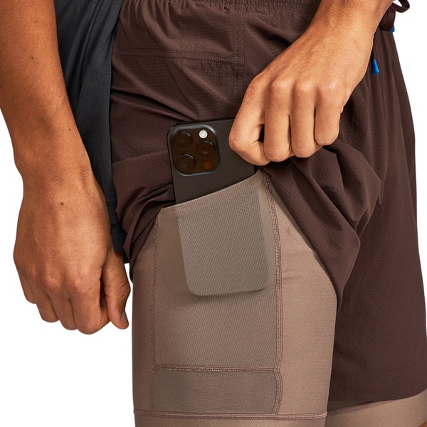 Men's - Janji 7" Multi Short 2-in-1 - Carob