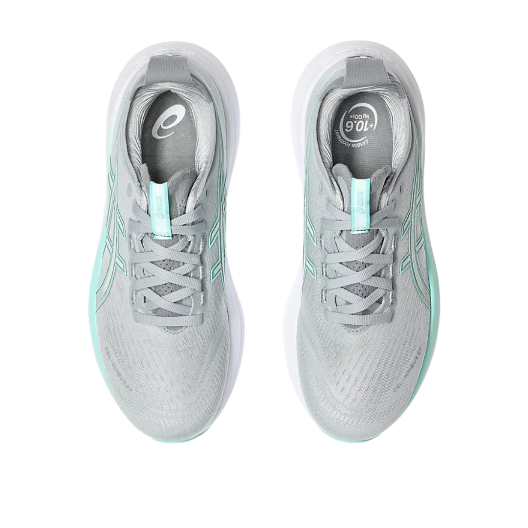 GEL-NIMBUS 27 - Women - PIEDMONT GREY/ILLUMINATE MINT