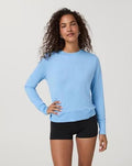Women's - Vuori Daydream Crew - Oasis Blue Heather