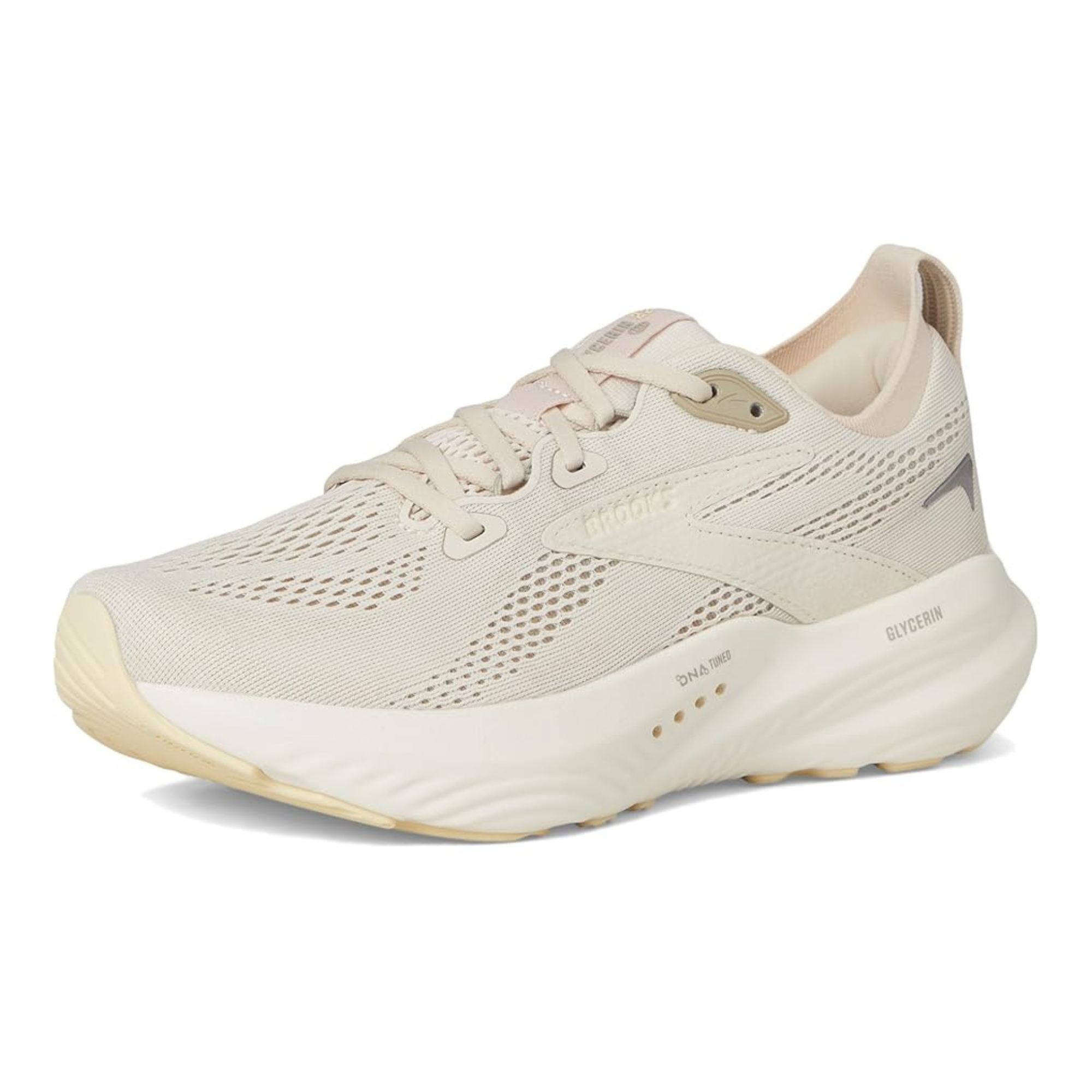 Women's - Brooks Glycerin 22 - Almond Peach/London Fog/Almond