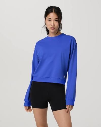 Women's - Vuori Halo Modern Crew - Electric Blue