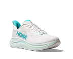 Women's - HOKA Clifton 10 - White/Cielo Blue