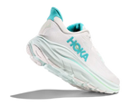Women's - HOKA Clifton 10 - White/Cielo Blue