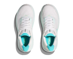 Women's - HOKA Clifton 10 - White/Cielo Blue