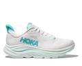 Women's - HOKA Clifton 10 - White/Cielo Blue