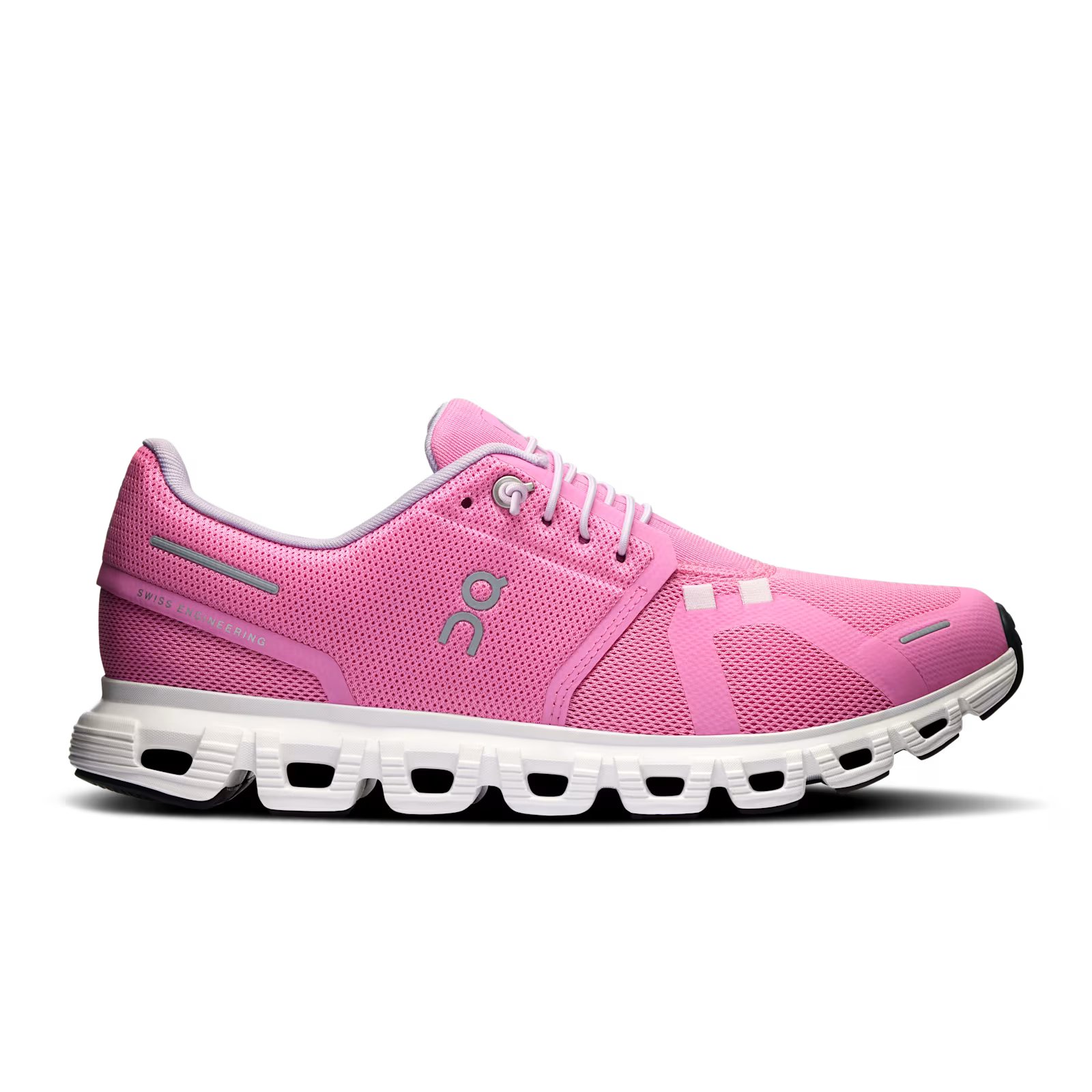 Women's - On Cloud 6 - Raspberry/White