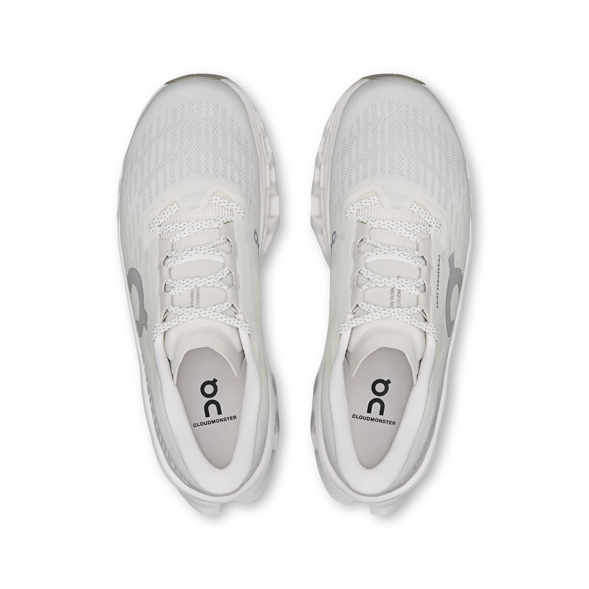On Women's Cloudmonster 3 White | Wolf
