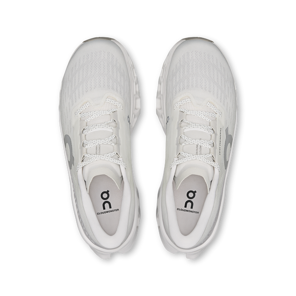On Women's Cloudmonster 3 White | Wolf