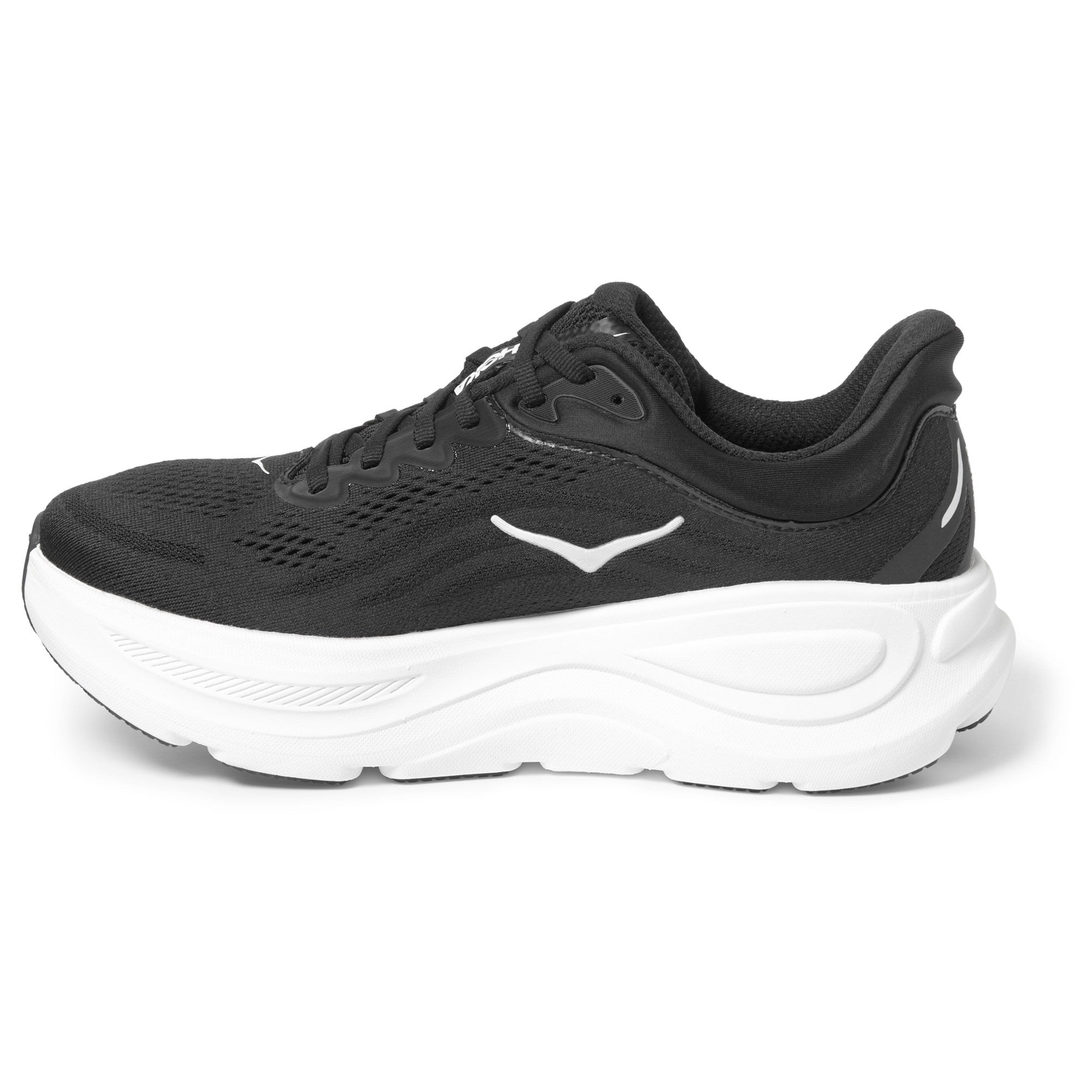 Women's - HOKA Bondi 9 - Black/White