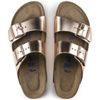 Birkenstock Arizona Soft Footbed Metallic Copper