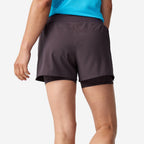 Women's - Brooks High Point 3" 2-in-1 Short 2.0 (Dark Russet)