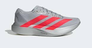 Men's - Adidas Adizeo EVO SL Woven - Silver Metallic / Lucid Red / Iron Metallic