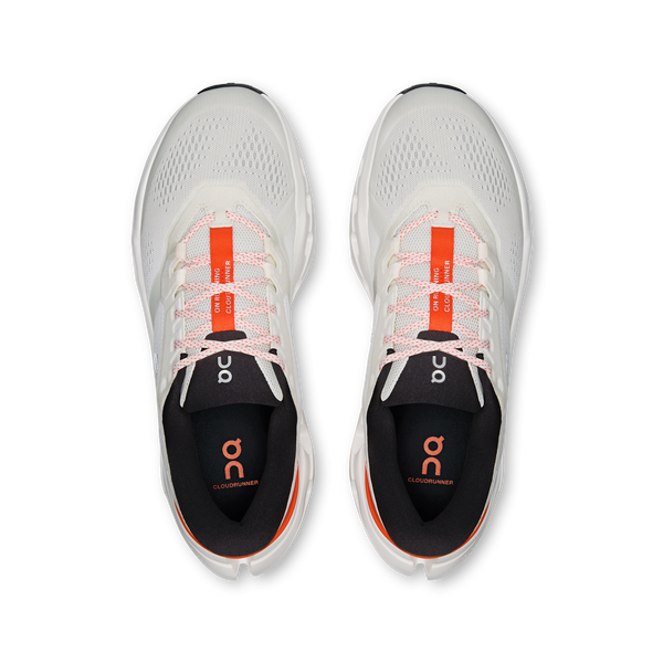 On Men's Cloudrunner 3 Ivory | Flame