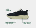 Veloci Ascent Black and Cream
