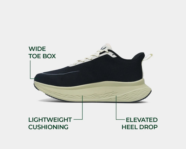 Veloci Ascent Black and Cream