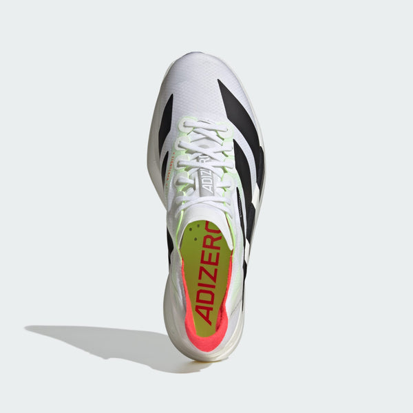 Mens - Adidas Adizero Adios Pro 4 - White/Black/Silver Met