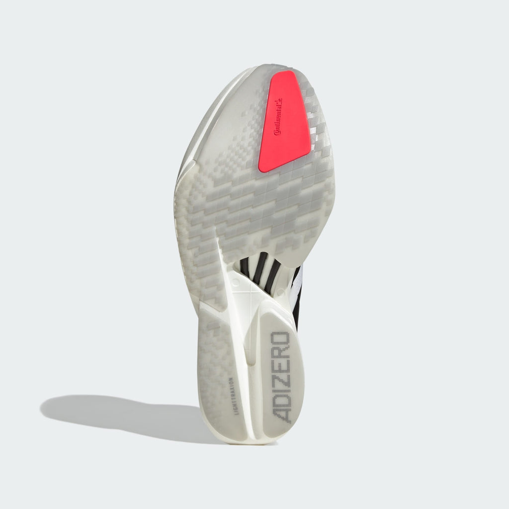 Mens - Adidas Adizero Adios Pro 4 - White/Black/Silver Met