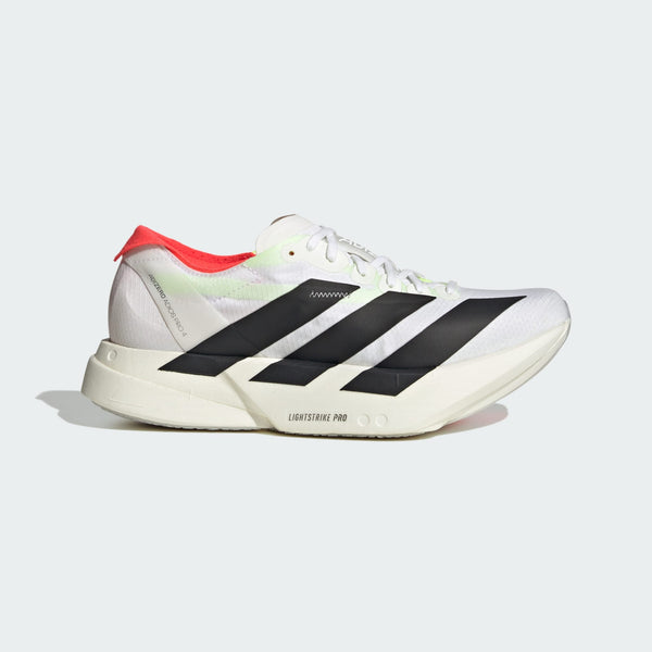 Adidas Women's Adizero Adios Pro 4 Cloud White / Core Black / Silver Metallic