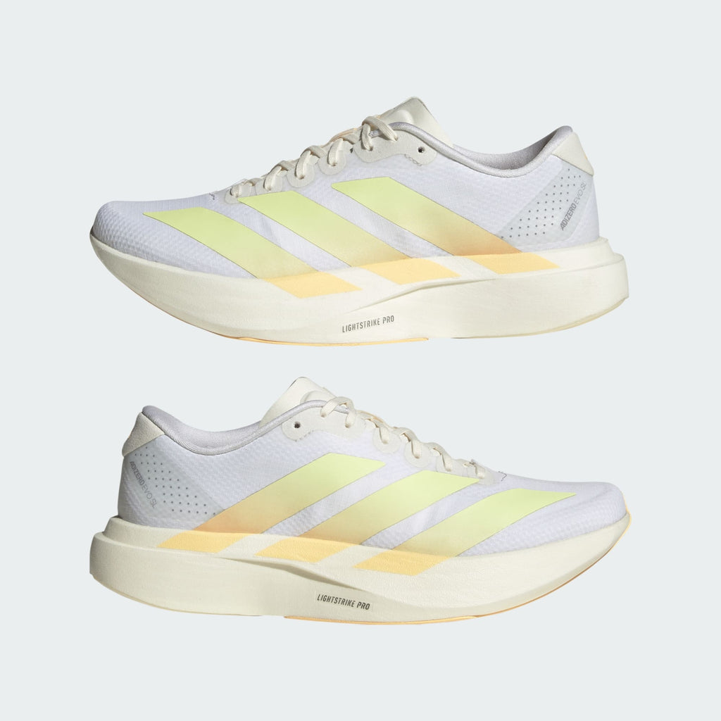 Adidas Women's Adizero EVO SL Woven Cloud White / Ice Tangerine / Off White
