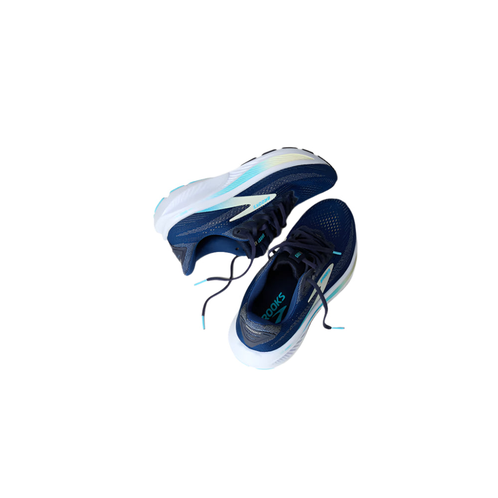 Women's - Brooks Ghost 17 - Navy/Green/Turquoise