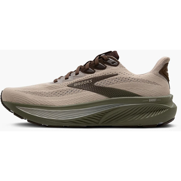 Men's - Brooks Ghost 17 - Chateau Gray/Brown/Olive
