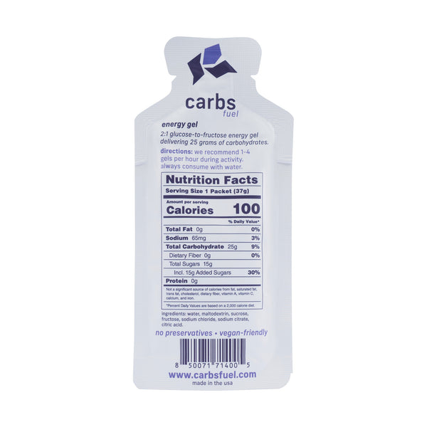 Carbs Fuel Original 25g Energy Gel