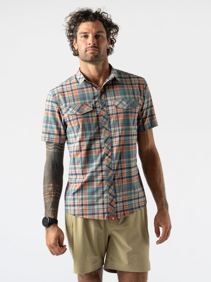 Men's - Rabbit High Country - Dusty Sunset Plaid Short Sleeve