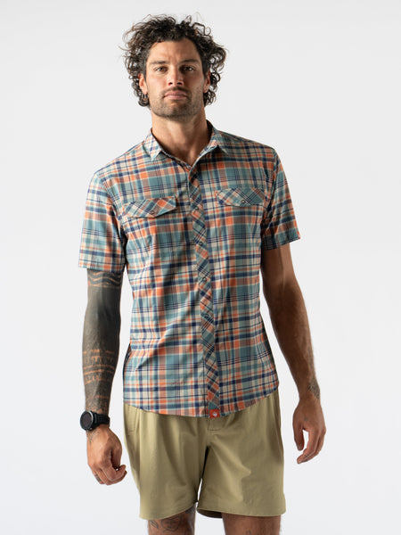 Men's - Rabbit High Country - Dusty Sunset Plaid Short Sleeve