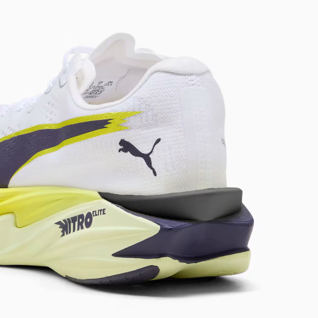 Women's - Puma Deviate Nitro Elite 4 - White Apple Spritz/Lux Lime
